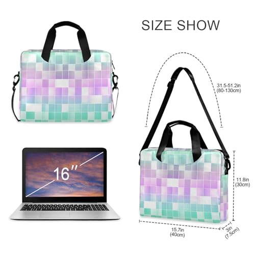 Maletín para laptop 15.6" con asa y correa desmontable miniatura 5
