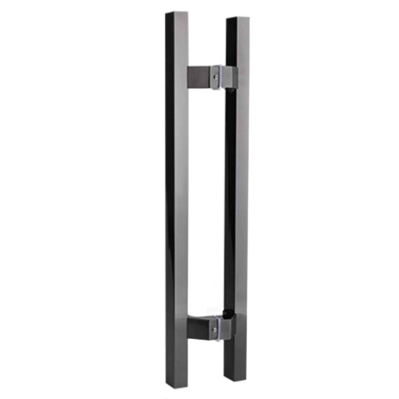 Gthtuhfd One Color Sliding Barn Door Shower Door Gray Push Pull Glass Door Handle, 31.4In /39.3In /47.2In /59In Lenght Barn Sliding Door Handle, Entrance Square Handrail With Fittings,-120Cm/47.2In