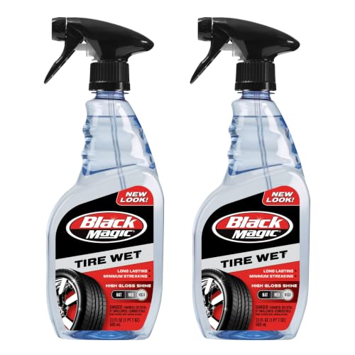 Black Magic 120217 Tire Wet Spray, High Gloss...