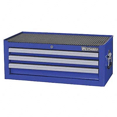 Westward 26-5/16" Intermediate Chest, 3 Drawers, Blue, 32H850