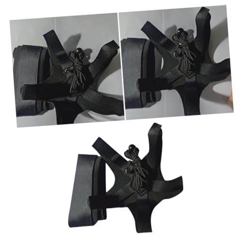 LIOOBO Soccer Gear Football Kick Trainer Bag Juggling Equipment for Training Nylon Belt Elastic Cord for Skill Development