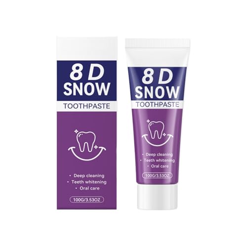Dentifrice violet blanchiment des dents et soin blancheur doux