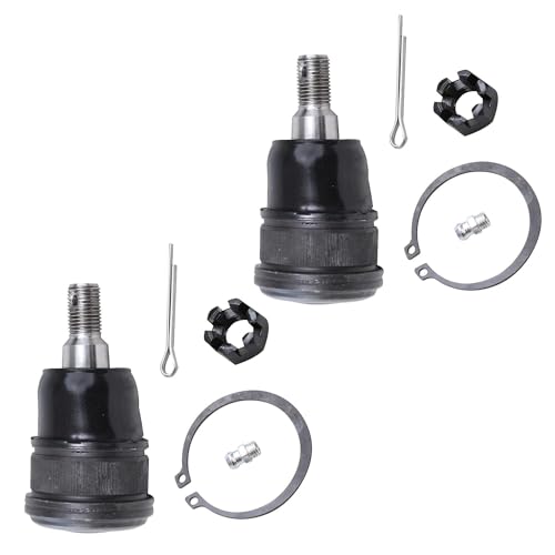 Image of Detroit Axle - 8pc Front End Suspension Kit for Acura 2001-2005 EL Honda Civic 2 Lower Control Arms 2 Lower Ball Joints 2 Sway Bar Links 2 Outer Tie Rods 2002 2003 2004 Replacement