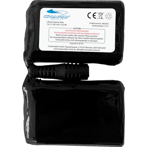 Charly Lithium-Ionen-Polymer Ersatz-Akku für beheizbare Charly Handschuhe und ALPENHEAT Gloveliner AG1 ab 2016 (Stück)