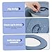 Xoeryoy Bucket Toilet Seat with Lid, 250kg Load Waterproof PVC Camping Toilet Seat with Fixed Slots, Portable Lid for Long Trips Hik