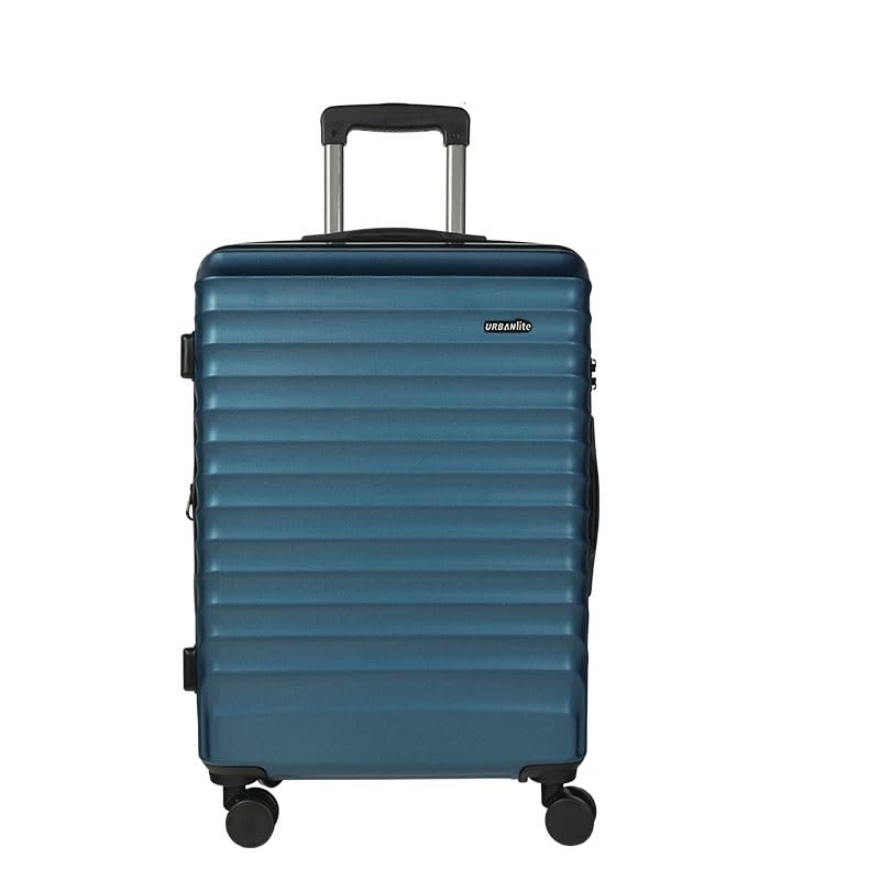 Universal Traveller URBANlite Lush 20/24/28 | 8-Wheel Spinner | TSA Lock | Expandable | Hard Case Luggage (Black 20)