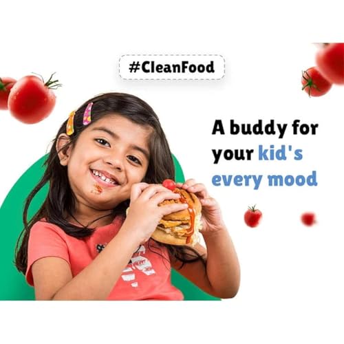 Image of Little Joys Tomato Sauce Squeeze for Kids | No Refined Sugar, No Added Preservatives or Chemicals | Made with Jaggery | 100% Vegetarian Tomato Ketchup | 320g