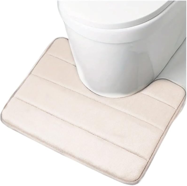 Miniatura 3 de FORINC Non Slip Alfombra De Baño Suave En Forma De U, Juegos De Alfombrillas De Espuma Viscoelástica, Antideslizante, Lavable, Decoración Del Hogar