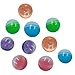 10pcs Distributori Automatici Capsule Colorate Plastica Vuota Capsule Vuote Round Gumball Contenitori Piccolo Giocattolo Pieno Di Evento Per Bambini Festa Di Compleanno