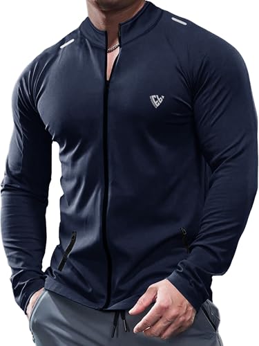 Image of Noble Monk Men's Active wear Regular Fit T Shirt |Full Sleeves |Casual T-Shirt for Men