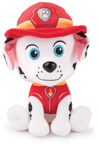 GUND Patrulla Canina - Peluche Marshall 15CM Peluche Marshall Patrulla Canina de 15 cm - 6058438 - Juguetes bebés 1 año +