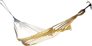 WHAMVOX 1 Peça Rede Boho De Balanço Ao Ar Livre Rede De Acampamento Rede De Lona Rede De Balanço Os Adereços De Balanço Cama De Balanço Para Duas Pessoas Camping Balanços Adultos Brancos