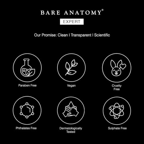 Image of Bare Anatomy Anti Dandruff Shampoo & Conditioner Mask | Reduces Upto 100% Dandruff & Strengthens Hair | With Salicylic Acid & Biotin | Paraben & Sulphate Free | Women & Men | 250ml + 250g