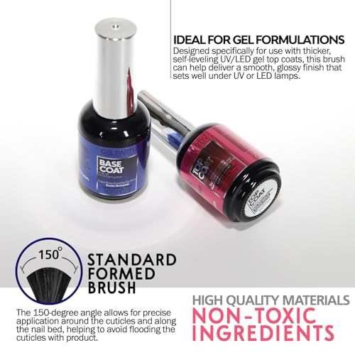 Juego Gel Top Coat y Base Coat 2x15ml Acabado Brillante miniatura 4