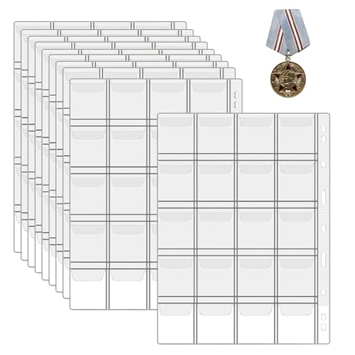 Libros de monedas para coleccionistas | Álbum de soporte para monedas, álbum de colección de dinero transparente, regalo de Año Nuevo, portátil