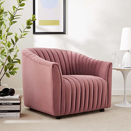 Sillón Plegable Terciopelo Rosa miniatura 3