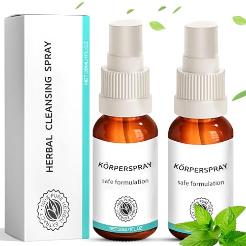 Fußpilz Spray, 2 Pcs * 30ML Fußpilz Spray, Fuß Nagelspray, Herbal Cleansing Spray, Foot and Nail Spray, Fuß und Nagelspray zur Reparatur und Geruchsbekämpfung für Den Täglichen Gebrauch Geeignet