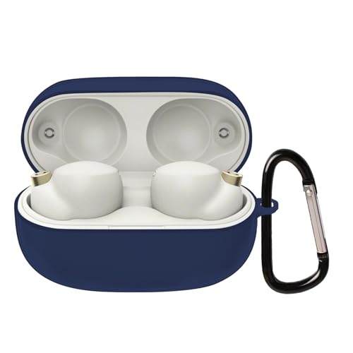 YAODLE For SONY WF-1000XM4 �P�[�X �\�j�[ WF-1000XM4 �V���R���� �S�ʕی� �����h�~ �L�Y�h�~ �ϏՌ� �����[�d�\ �y�ʏ��^ �J���r�i�t��(�u���[)