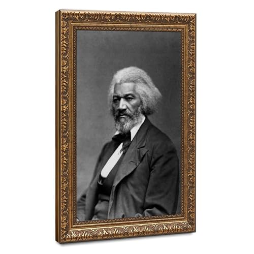 Impression toile Frederick Douglass cadre suspendu 50x75 cm