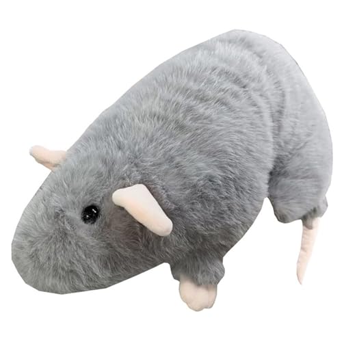 NASSMOSSE Animal de Peluche de Rata de 35 Pulgadas, Almohada de Felpa de ratón Gigante Suave y Realista para decoración de Cama, sofá y habitación NASSMOSSE Animal de Peluche de Rata de 35 Pulgadas, Almohada de Felpa de ratón Gigante Suave y Realista para decoración de Cama, sofá y habitación