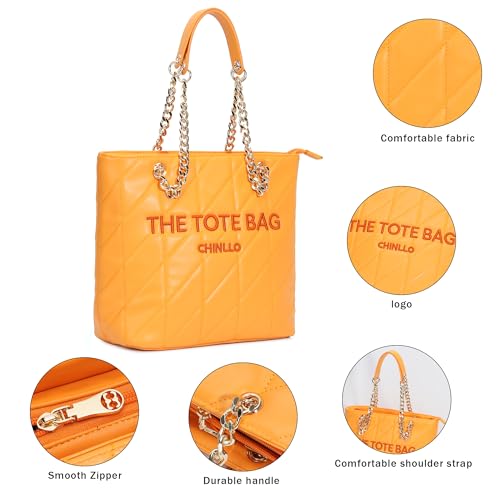 Image of Chinllo Tote Bag for Women, Medium Top Handle Handbags Purse