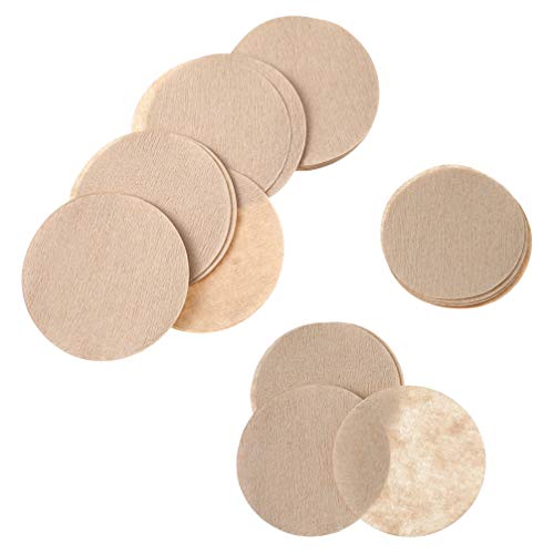 ULTECHVO Filtros de Café Natural de Fundo Plano de Café de Papel Cru Descartáveis Filtro de Café Des