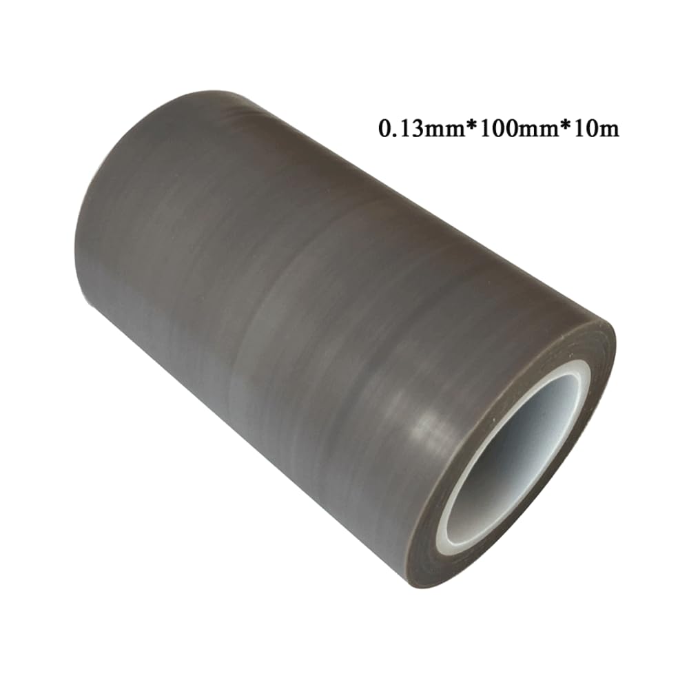 Nastro in PTFE per alte temperature, Nastro isolante in pellicola PTFE da 10 m, 0,13 mm, dimensioni multiple(100mm)