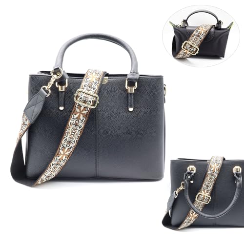 Image of LEMEDE Purse Strap Replacement Crossbody 1.5 inch Wide Shoulder Strap Adjustable Straps Handbag Strap Replacement Belts