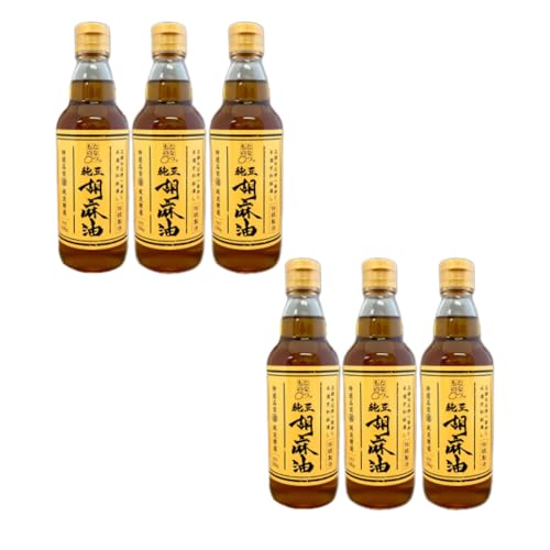 [全2回3ヶ月毎にお届け]職人が搾ったごま油330g×各回3本 合計6本 ≪玉締め圧搾一番搾り/食品添加物・保存料不使用≫[株式会社たなつものカンパニー]