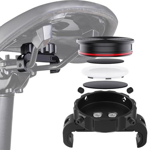 guobinZH Fahrradhalterung für AirTag Versteckte AirTag Fahrrad Halterung unter dem Sattel Wasserdicht GPS Tracker Halterung Fahrrad mit Diebstahlschutz Montagewerkzeug für Mountainbike Rennrad Scooter