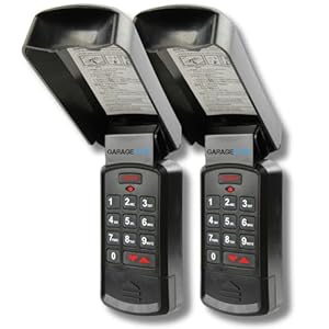 Garage Stop 2X for Genie Garage Door Opener Keypad, GK-R GK-BX 37332R fits All Genie Intellicode Overhead Garage Door Openers, Wireless Garage Door Keypad, Black Design (Limited Edition)