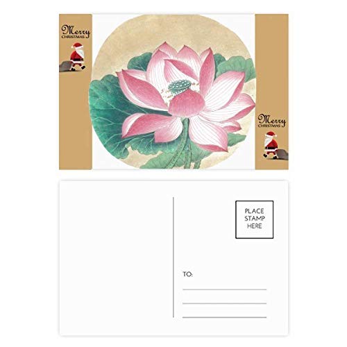 Figurines de lotus Père Noël déco de table festive lot de 20 pièces