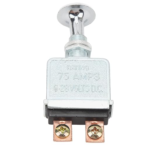SW43, 75A Interruptor Push Pull Universal de Construção Durável para Automotivo