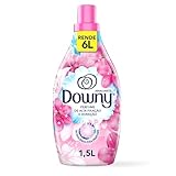 Downy Amaciante Concentrado Frescor Da Primavera 1.5L, Rende 6L, Perfume com Notas de Flores e Baunilha