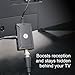 GE Indoor TV Antenna Amplifier, Antenna Signal Booster, HD TV Digital VHF UHF, Low Noise, AC Power Adapter, Black, 42178