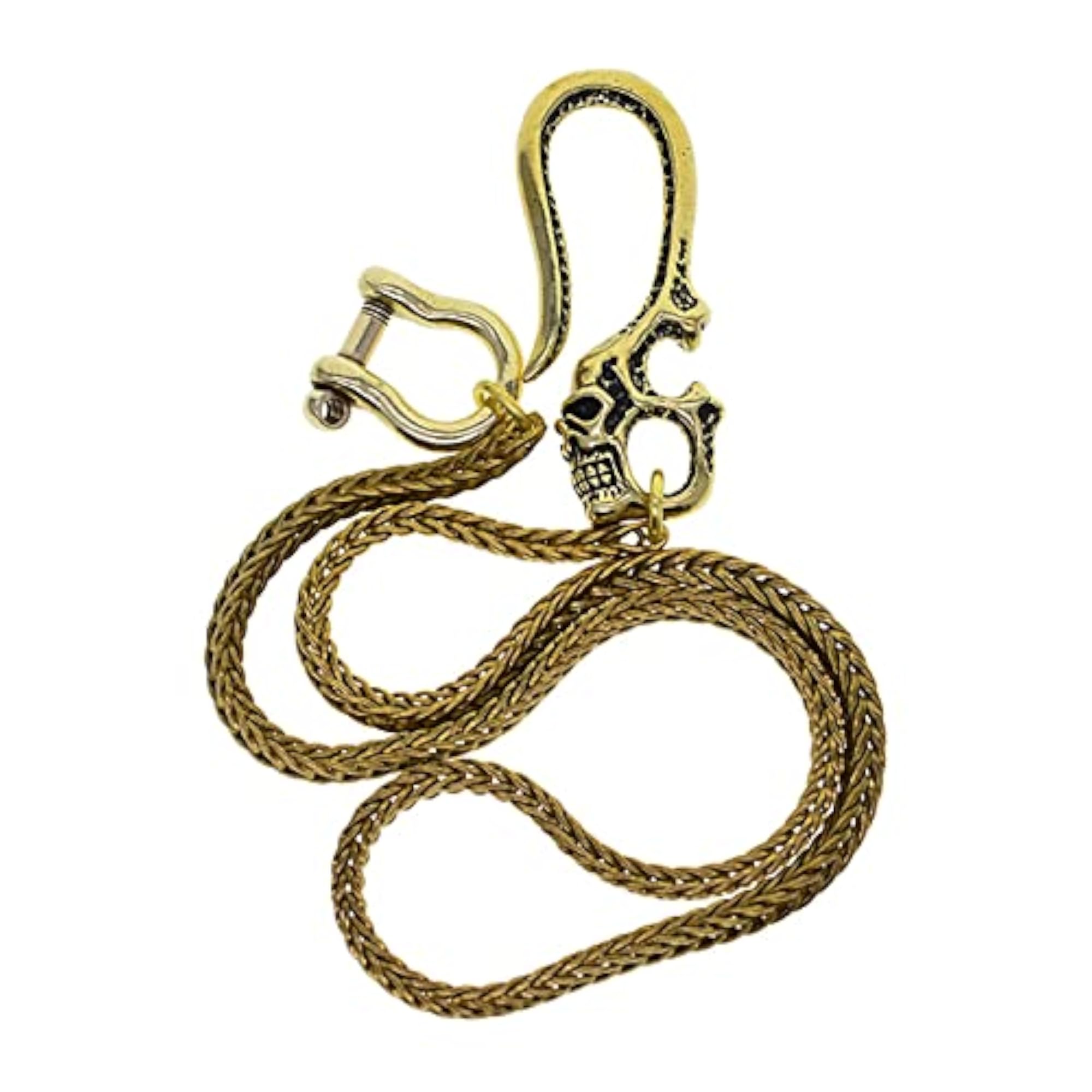 Men's Biker Snake Chain Necklace, Durable Style