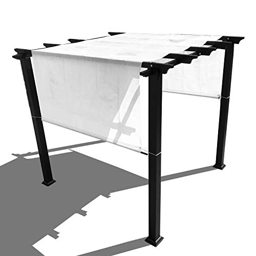 Alion Home Ersatz-Sonnenschutz, HDPE, durchlässig, mit Stangentaschen, für Pergola (35,6 x 20,3...
