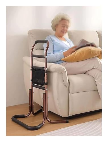 Barre d'appui ajustable de lit et fauteuil avec base antidérapante