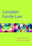 Canadian Family Law, Tenth Edition