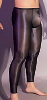MEGAHERZ Herren Hosen Wetlook Tight Pants Männer Leggings Lange Hose Männer Sexy und Sexy Versuchung Männer Oily Tight Leggings (schwarz) – Ansicht 4