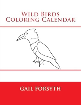 Paperback Wild Birds Coloring Calendar Book