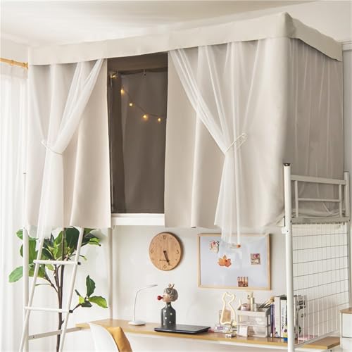 Cortina de cama litera de dibujos animados para dormitorios 6