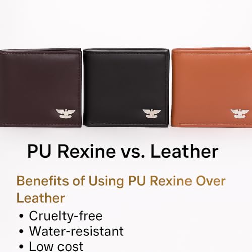 Image of Pu Bifold Black and Brown Wallets Combo for Men and Boys Best for Office and Casual Look Pack of 2 Purse Pocket