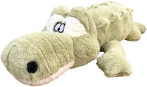 Hofun4U Crocodile Plush Pillow, Alligator Stuffed Animal, Crocodile Plush Body Pillow Home Decoration Xmas Valentine’s Birthday Gift for Boys Girls Adults Kids (Shade Green,46 inch)