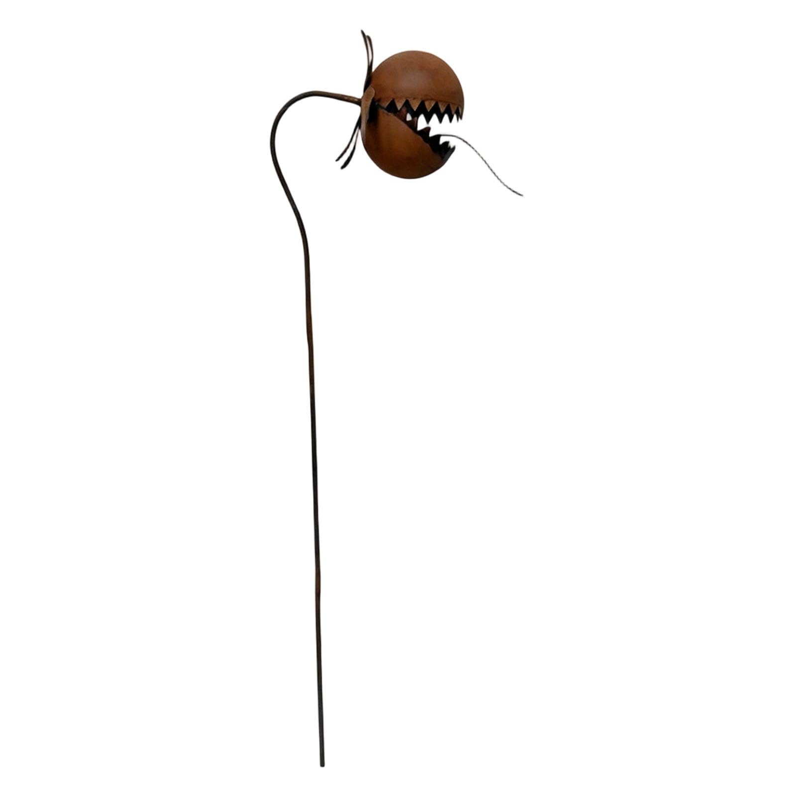 Sculpture de plante en métal de 61 cm effet rouille pour décoration extérieure de jardin et porche