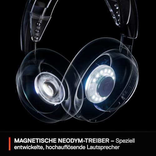 SteelSeries Arctis Nova 3X Wireless Gaming-Headset – App-Steuerung – 40 Std. Akku – Neodym-Magnet-Treiber – 2,4 GHz/Bluetooth – Abnehmbares Mikrofon – Xbox, PS5, PC, Switch, Mobilgeräte - Schwarz