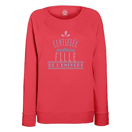 Sweatshirt femme meilleure fille de l univers tenue détente pour maman et fille
