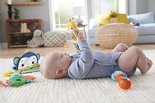 Fisher-Price HFJ92 - Geschenkset Sinne Entdecken, Spielset mit Aktivitätsspielzeugen Babyspielzeug, ab 3 Monaten – Bild 5