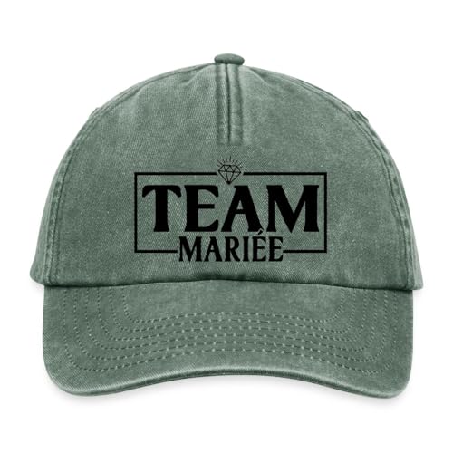 Team Mariée EVJF casquette vintage pour unifier le look de votre groupe d'amies