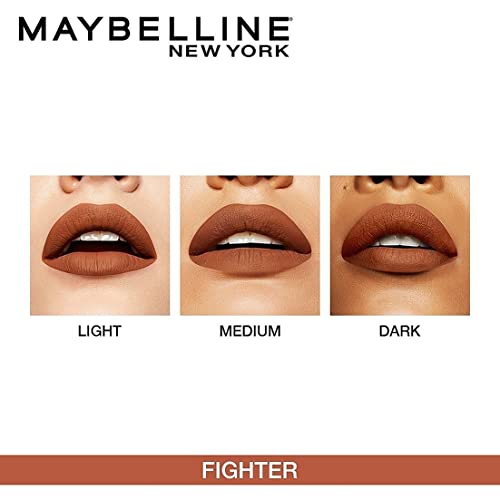 Image of Maybelline New York Liquid Matte Lipstick, Long Lasting, 16hr Wear, Superstay Matte Ink, 75 Fighter, 5ml
